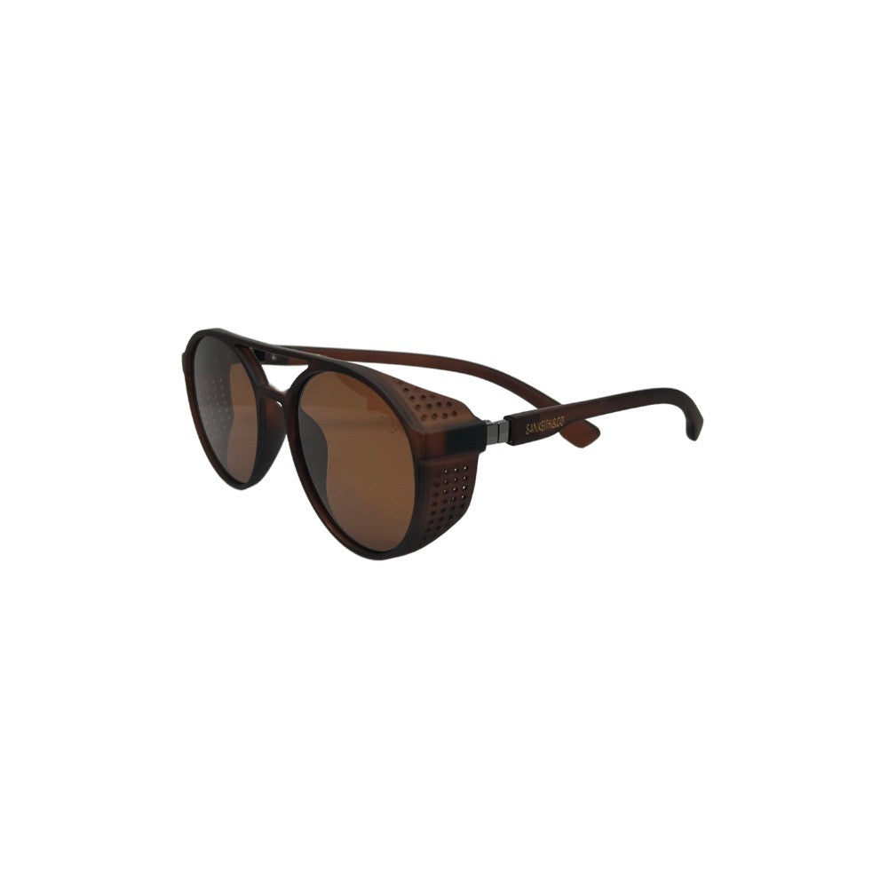 Óculos de Sol Masculino San Keith Alok Premium Marrom