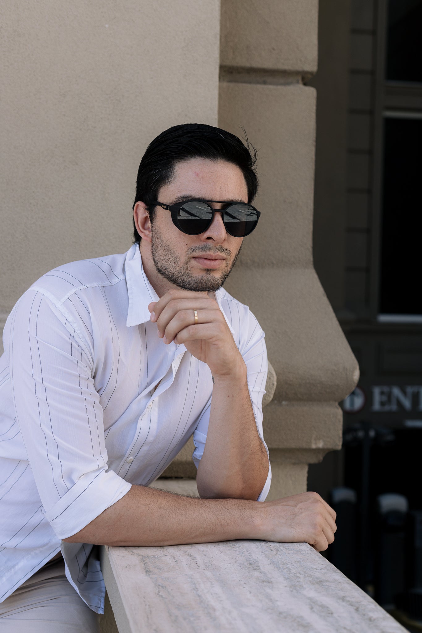 Óculos de Sol Masculino San Keith Alok Premium Preto