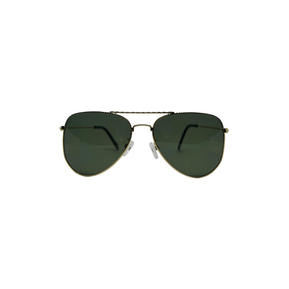 Óculos de Sol Unissex San Keith Aviador Dourado Com Lente Verde