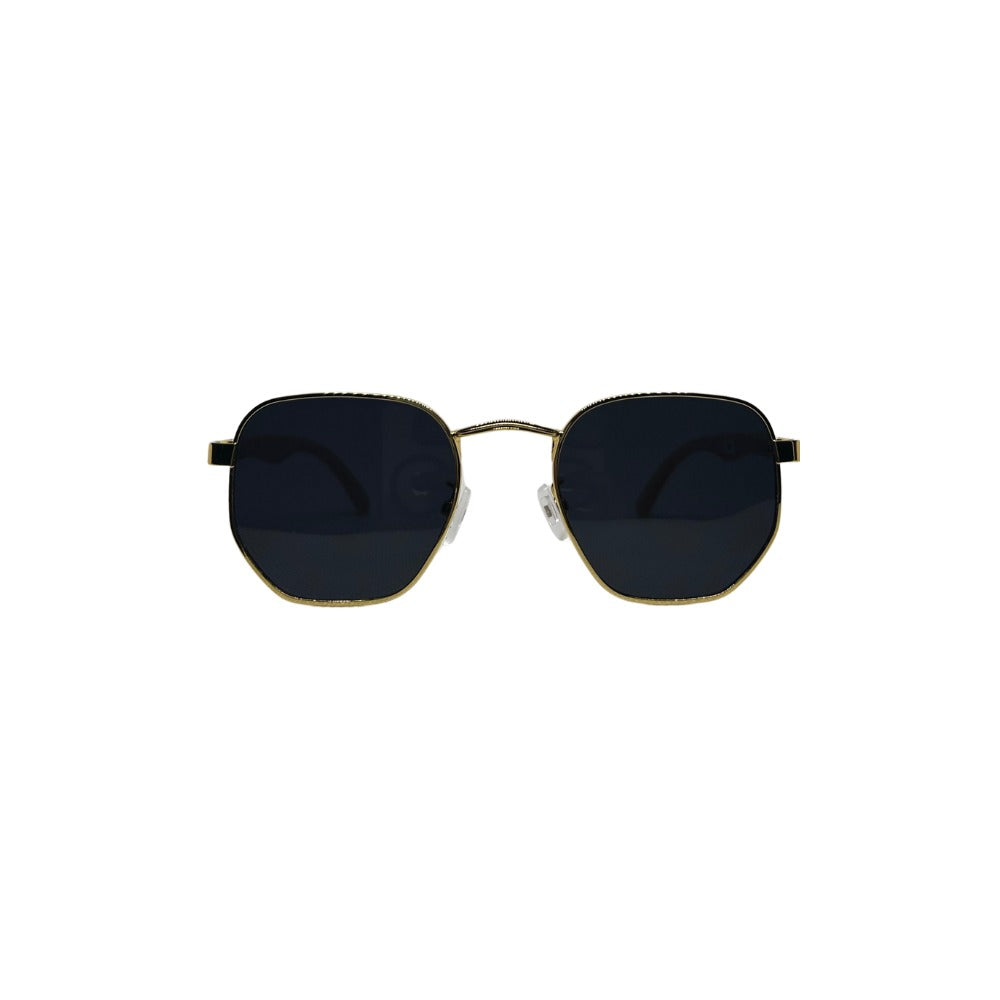 Óculos de Sol Unissex San Keith Oxford Bambu Dourado Lente Preta