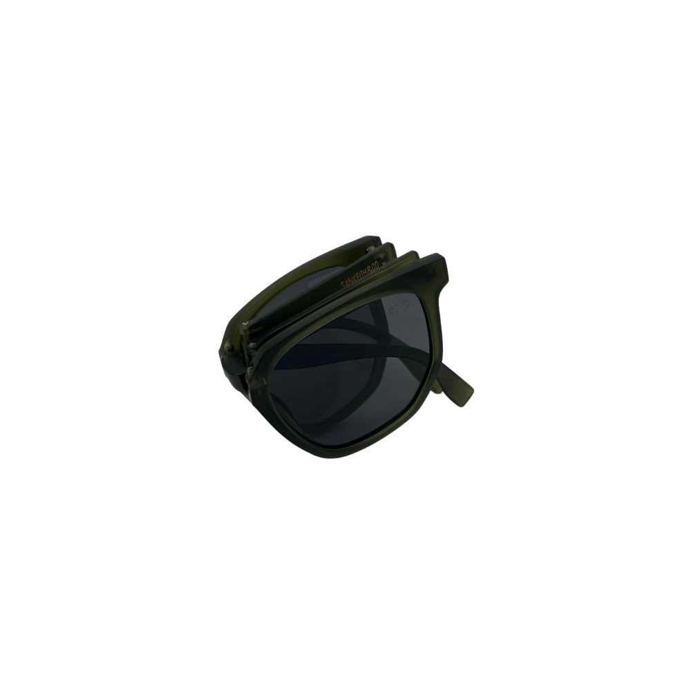 Óculos de Sol Masculino San Keith Articulado Quadrado Verde