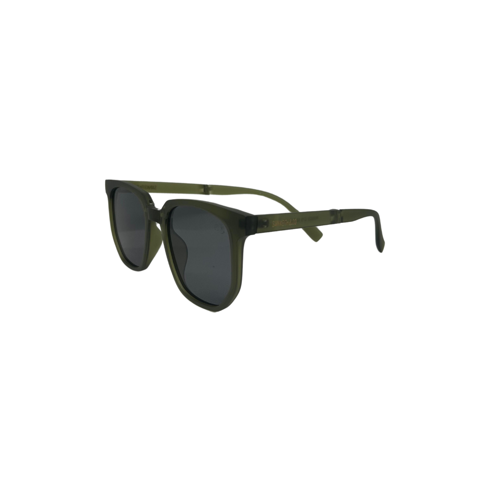 Óculos de Sol Masculino San Keith Articulado Quadrado Verde