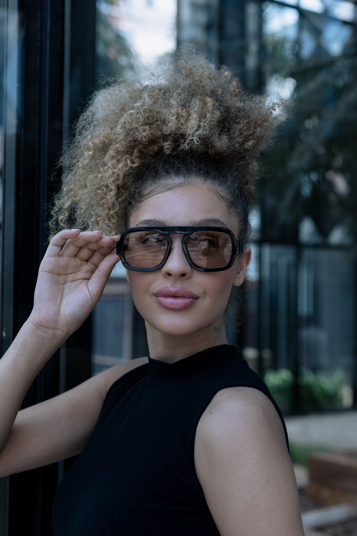 Óculos de Sol Feminino San Keith Miami Preto