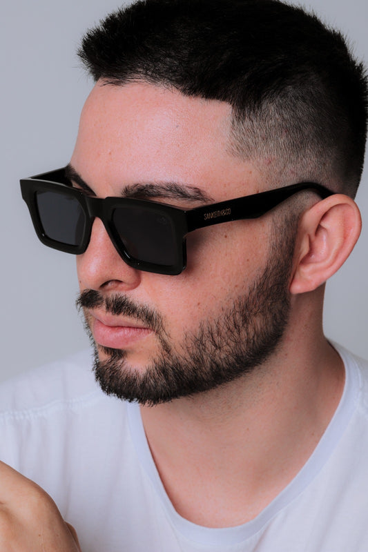 Óculos de Sol Unissex San Keith Valença Quadrado Preto