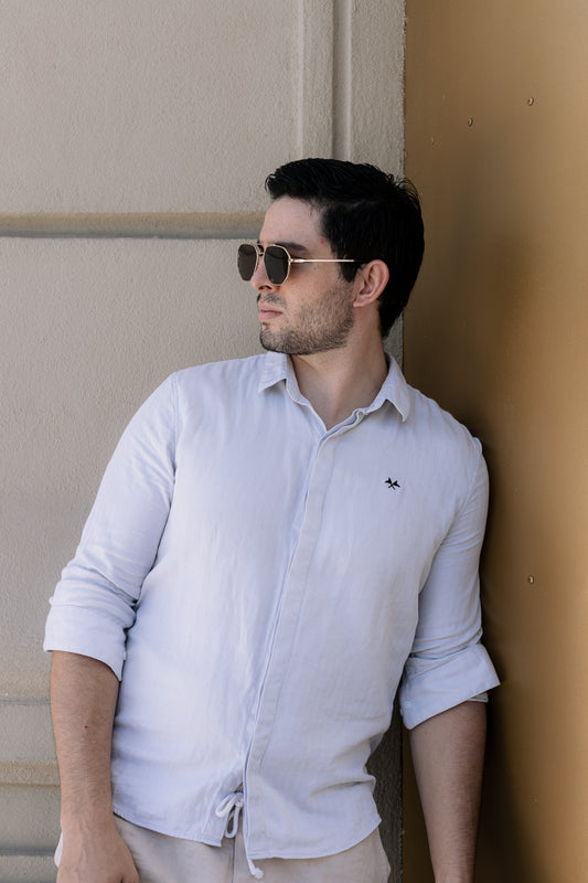 Óculos de Sol Masculino San Keith Executivo Dourado