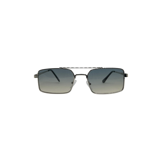 Óculos De Sol Masculino San Keith Sparta Prata Lente Degrade