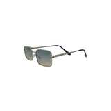 Óculos De Sol Masculino San Keith Sparta Prata Lente Degrade