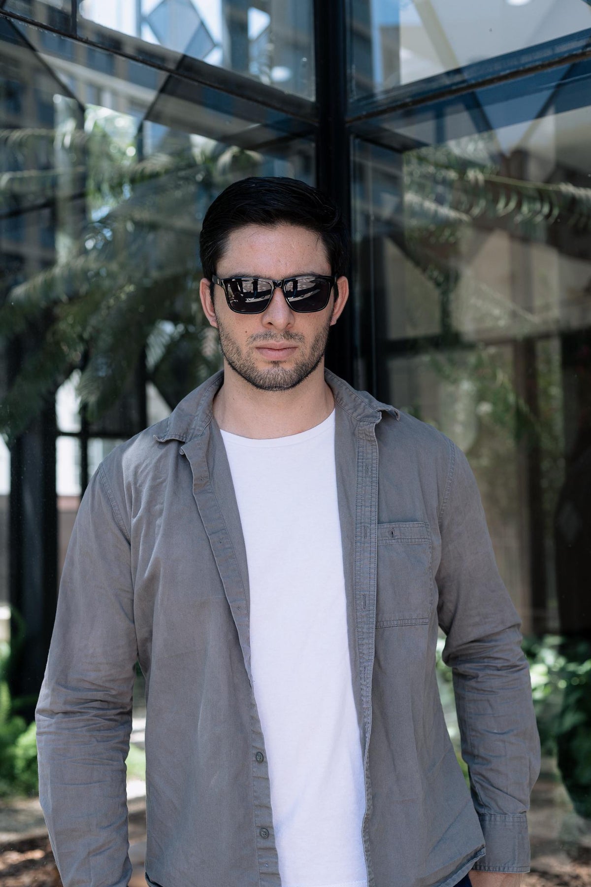 Óculos de Sol Masculino San Keith Málaga Preto