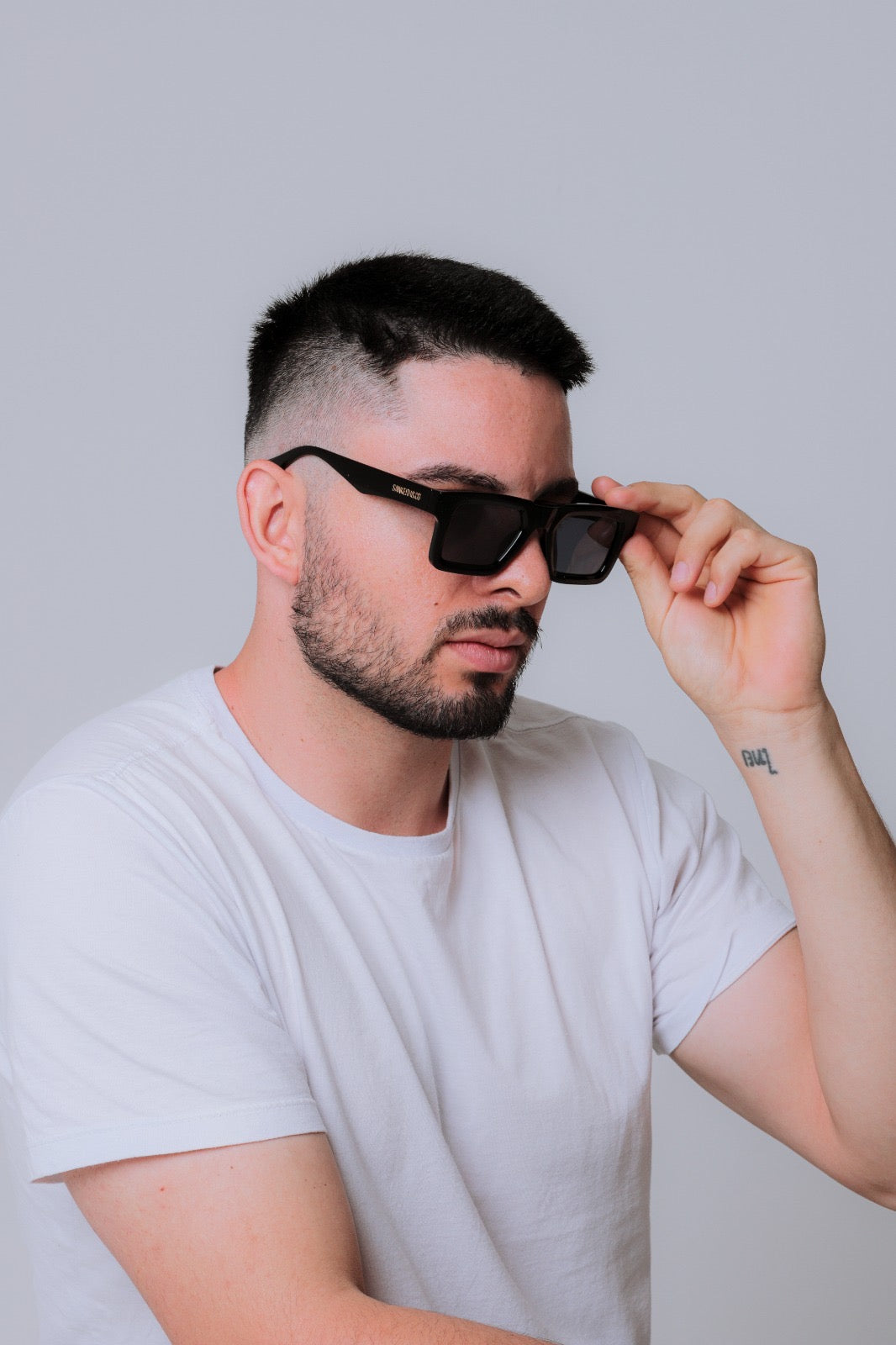 Óculos de Sol Unissex San Keith Valença Quadrado Preto
