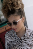 Óculos de Sol Feminino San Keith Tokio Redondo Transparente