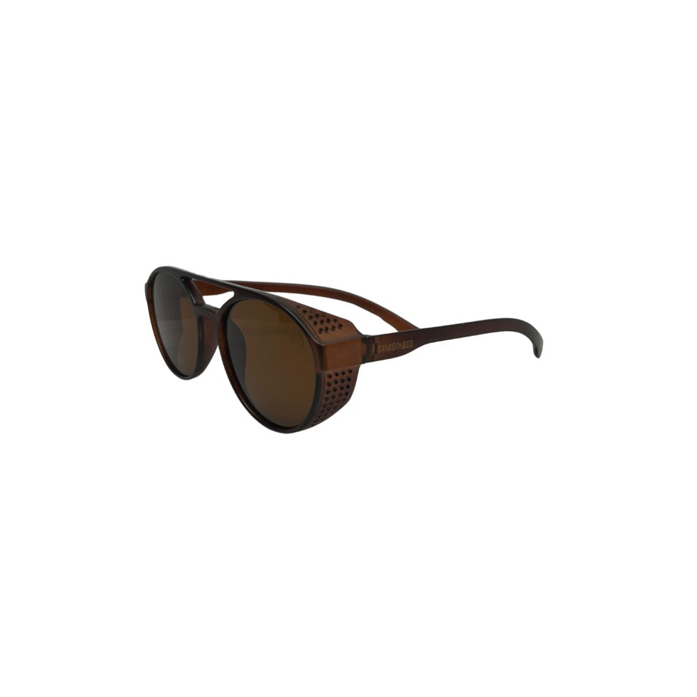 Óculos de Sol Masculino San Keith Alok Básico Marrom