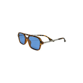 Óculos de Sol Unissex San Keith Ibiza Animal Print Lente Azul
