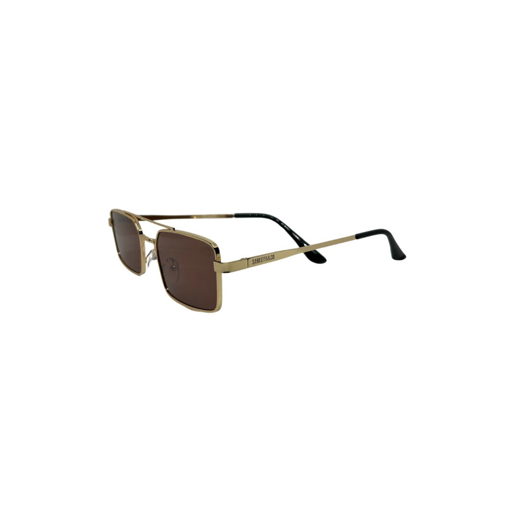 Óculos De Sol Masculino San Keith Sparta Dourado Lente Marrom