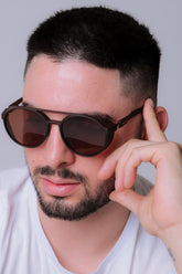 Óculos de Sol Masculino San Keith Alok Premium Marrom