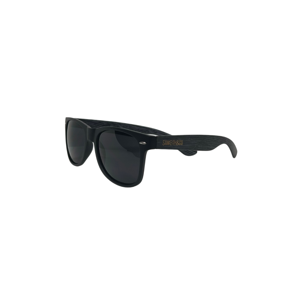 Óculos de Sol Masculino San Keith Caioba Polarizado Preto Haste Cinza