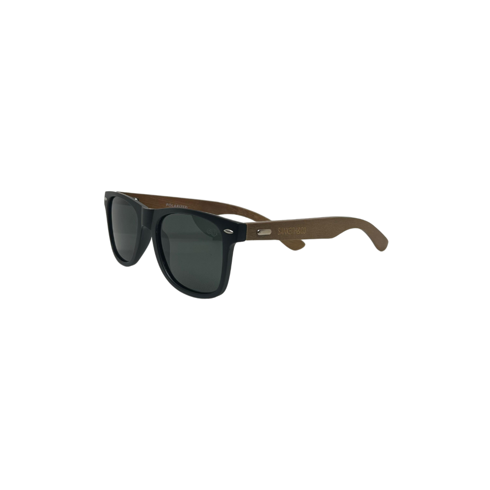Óculos de Sol Masculino San Keith Caioba Bambu Marrom Polarizado