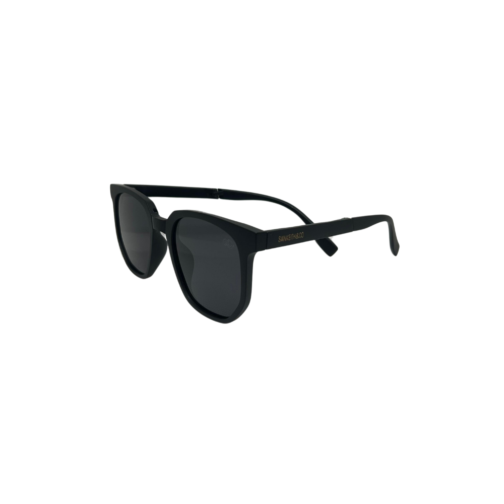 Óculos de Sol Masculino San Keith Articulado Quadrado Preto