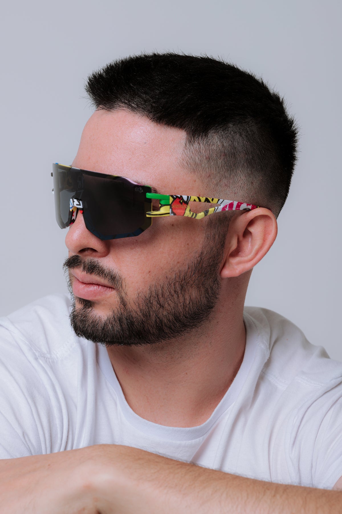 Óculos de Sol Unissex San Keith Vegas Estampado