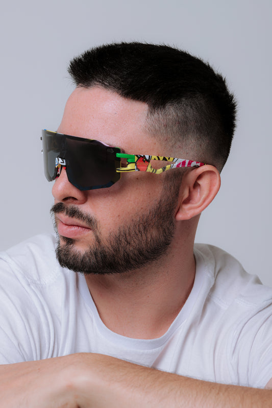 Óculos de Sol Unissex San Keith Vegas Estampado