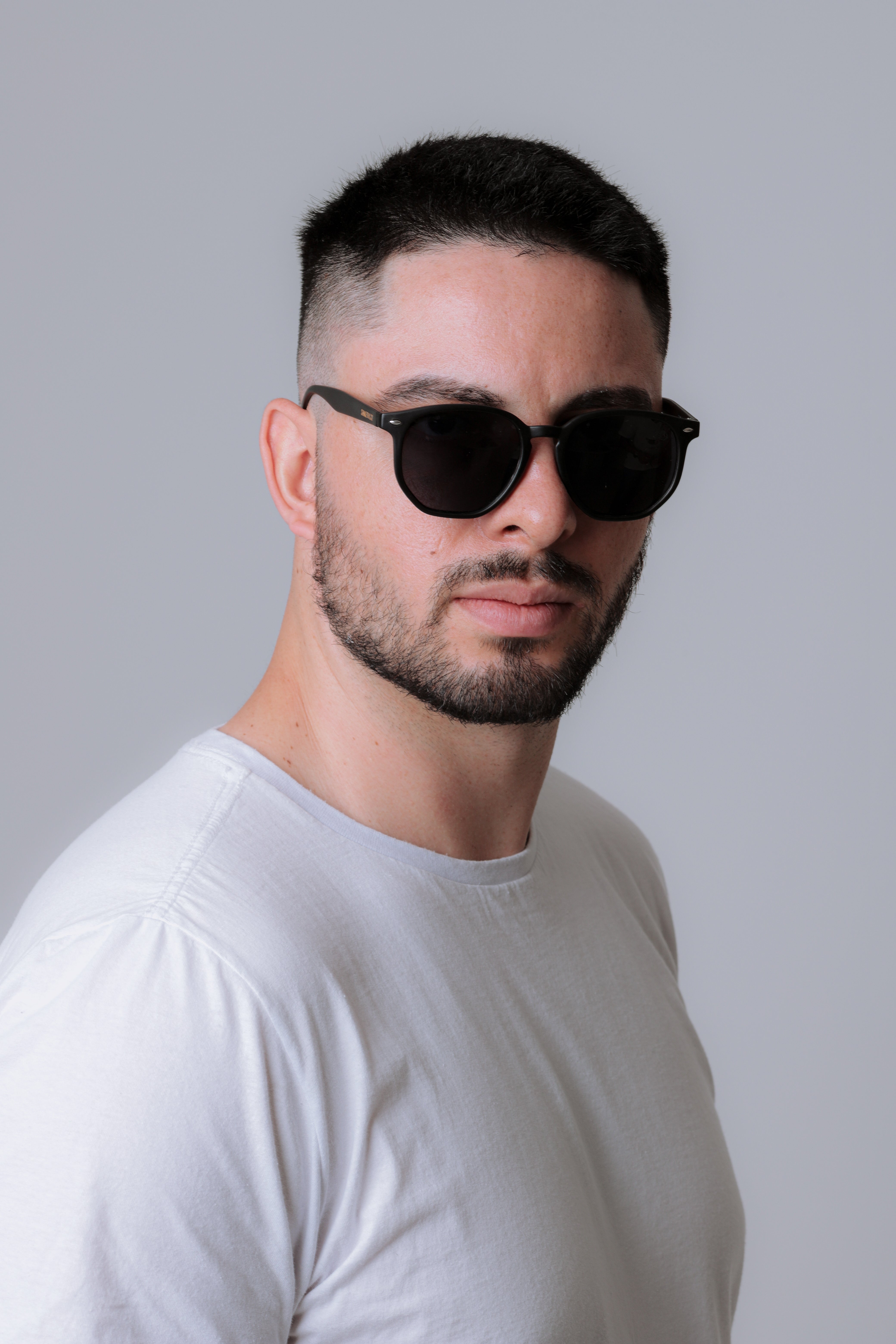 Óculos de Sol Masculino San Keith Veneza Quadrado Preto