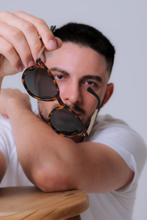 Óculos de Sol Masculino San Keith Veszprém Quadrado